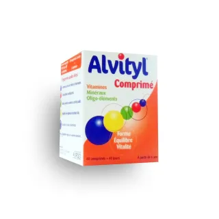 Alvityl comprimé forme et vitalité - Boite de 40 comprimés