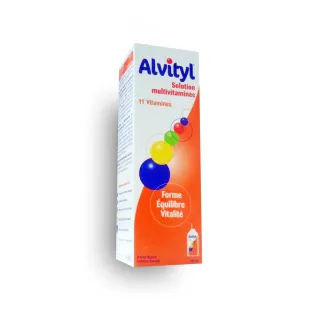 Alvityl Solution multivitaminée forme et vitalité - Flacon spray de 150 ml