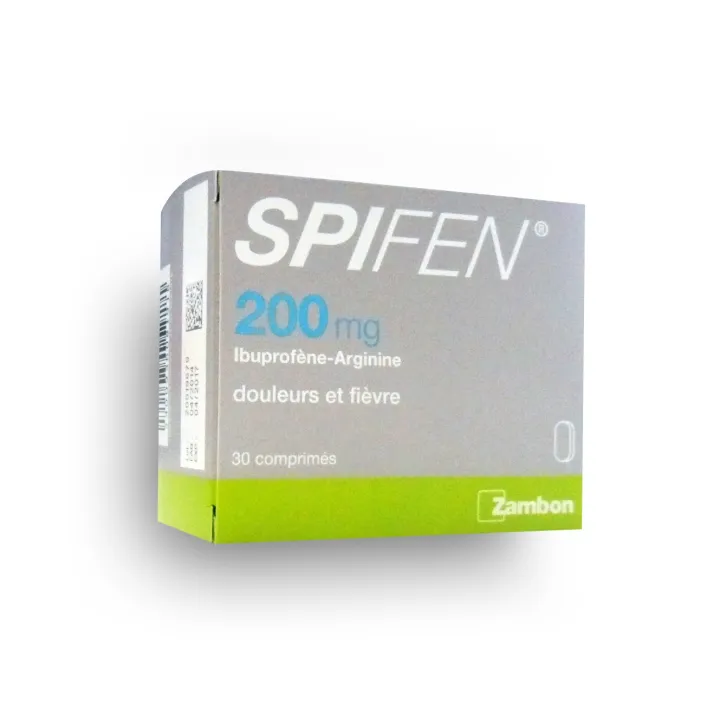 Spifen 200 mg boite de 30 comprimés - Douleurs et fièvre