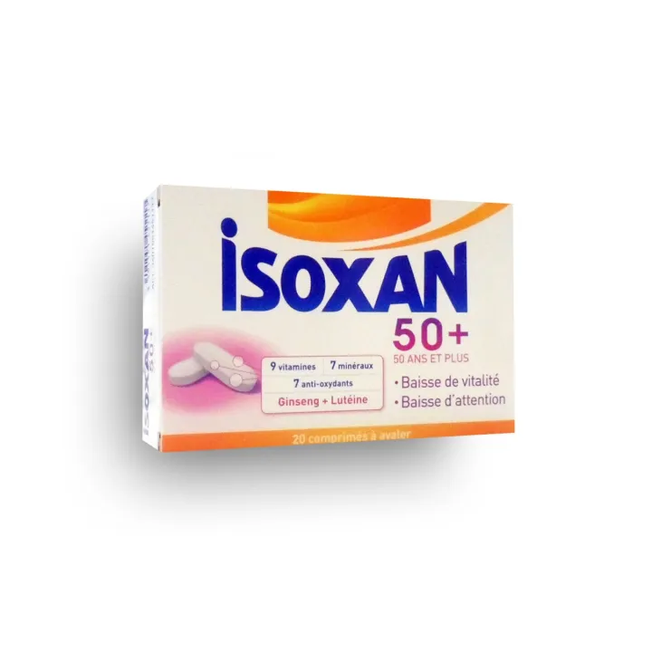 Isoxan 50+ Forme & Vitalité - Boite de 20 comprimés à avaler