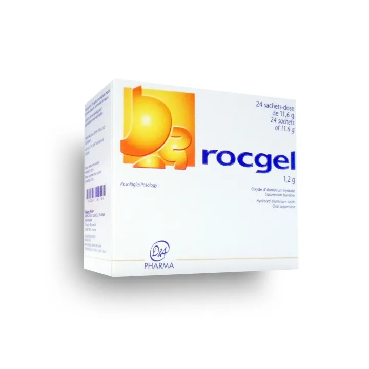 Rocgel 1,2 g 24 sachets dose Brûlures d'estomac