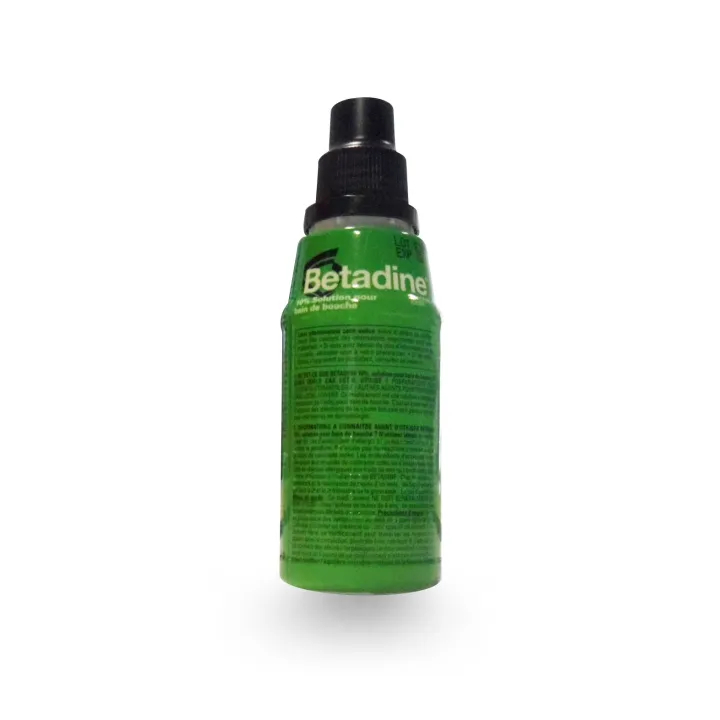 Bétadine 10 % solution bain de bouche - Flacon de 125 ml