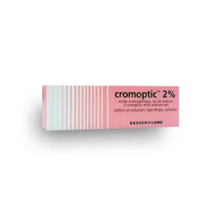 Cromoptic 2 pour cent collyre en solution - Flacon de 10 ml