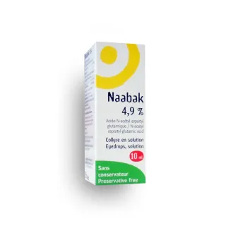 Naabak collyre 4,9% - Flacon 10 ml de collyre en solution