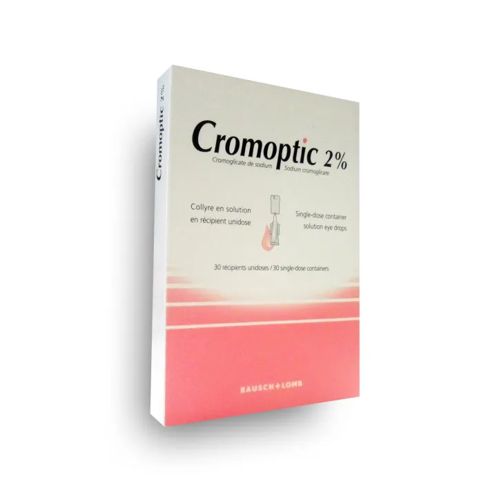 Cromoptic 2 pour cent - Collyre en récipient unidose