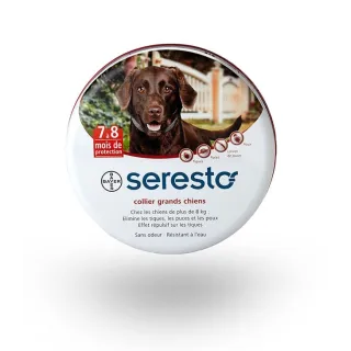 Collier anti-puces Seresto pour grands chiens