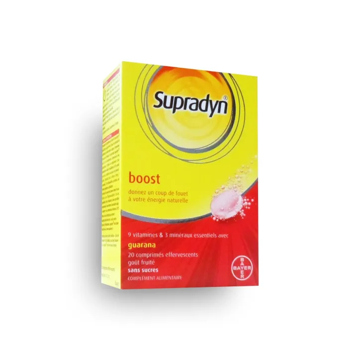 Supradyn Boost forme et vitalité 20 comprimés effervescents