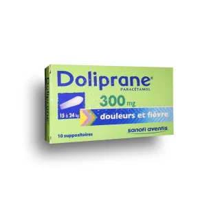 Doliprane 300 mg paracétamol suppositoire boite de 10