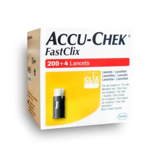 Lancettes Accu-chek FastClix - Boite de 200 + 4 lancettes