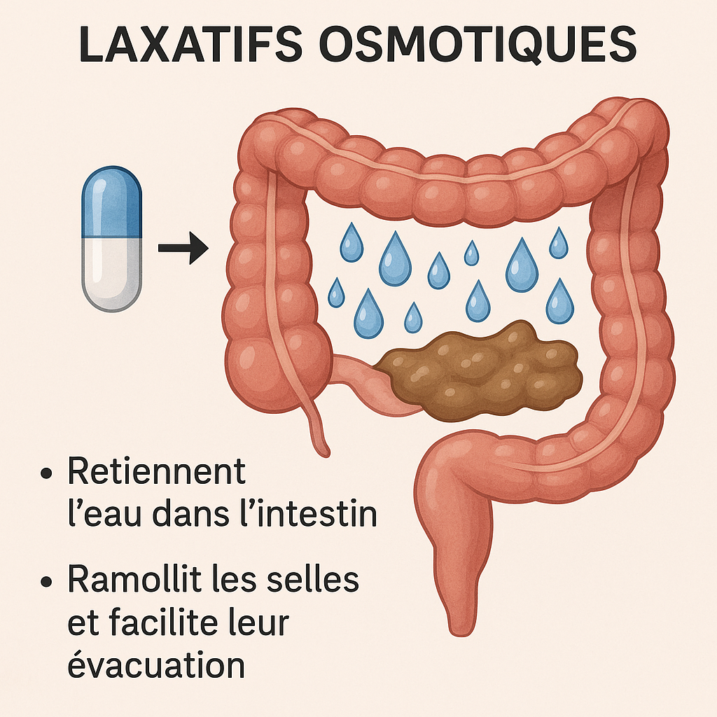 Schéma laxtaifs osmotiques