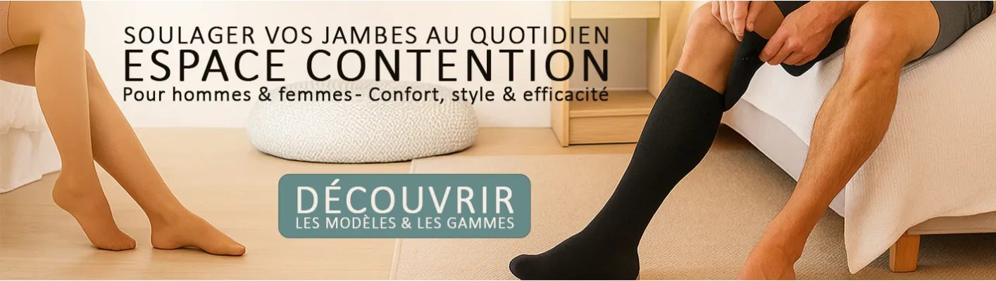 Espace contention : collants, bas et chaussettes de contention