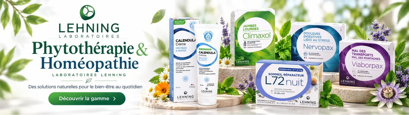 Homéopathie et compléments alimentaires naturels LEHNING
