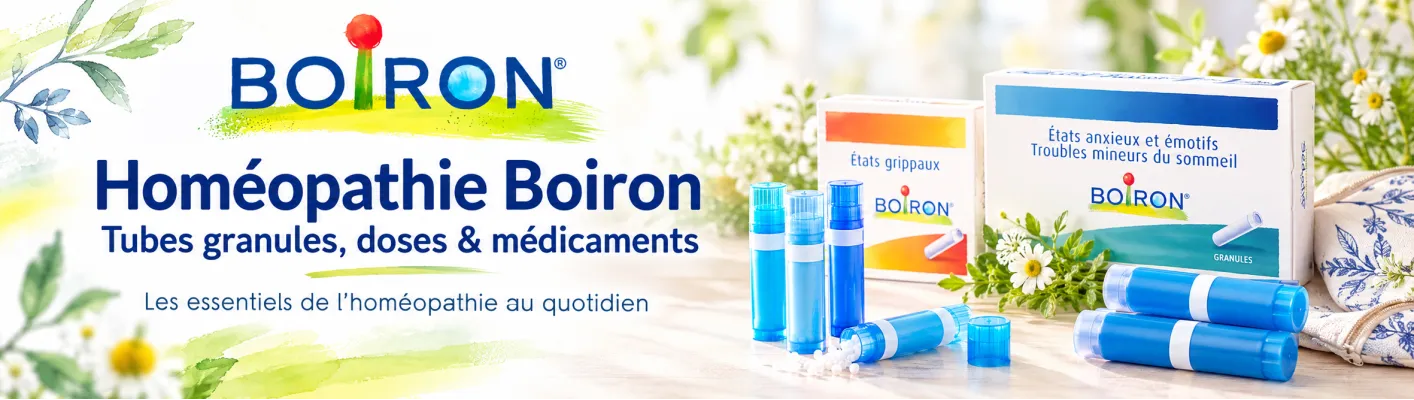 Traitements et remèdes homéopathiques Boiron