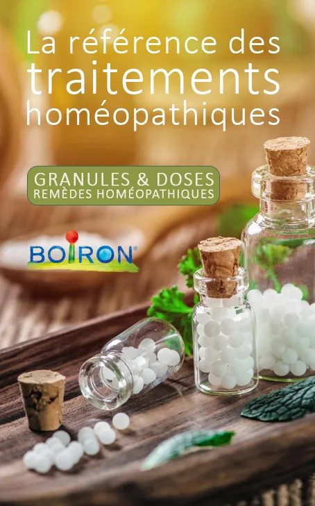 Granules et doses homéopathiques