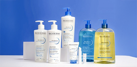 Produits de la gamme Atoderm des laboratoires Bioderma