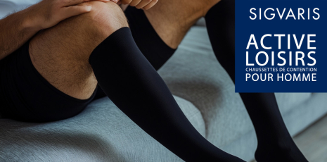 Gamme Sigvaris Active Loisirs - Chaussettes de contention pour homme